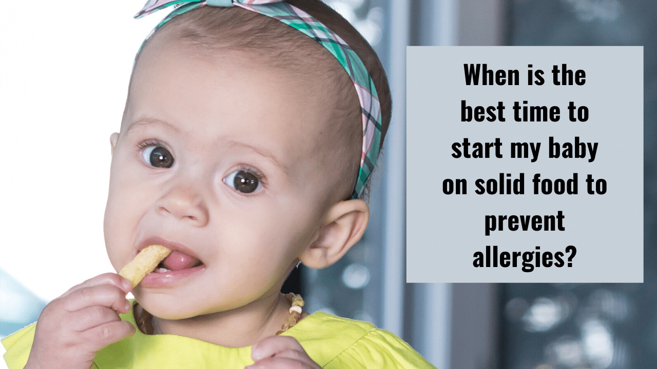 Pros and cons of starting solids at 4 months