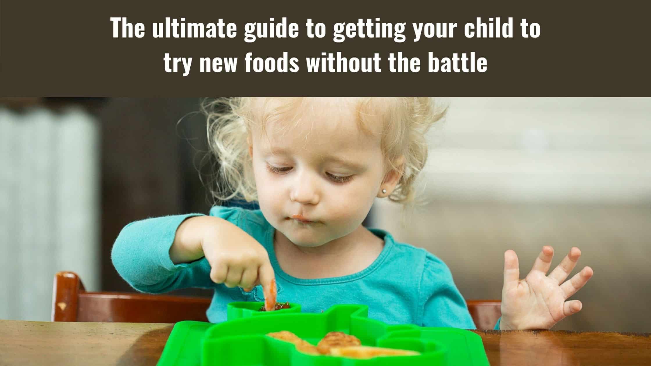 child eating at a table